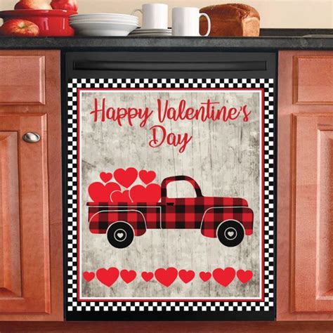 Valentine's Day Dishwasher Magnet Cover Red Hearts Love Floral Magnetic Sticker Dish Washer Door Panel Cover Fridge Kitchen Appliance Magnet Decal Sheet Decor 23x26 inch. 4.4 out of 5 stars 54. $27.99 $ 27. 99. FREE delivery Fri, Jan 5 …